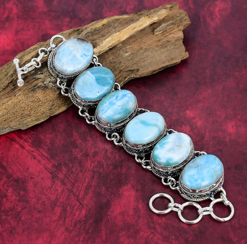 Natural larimar gemstone - larimar,